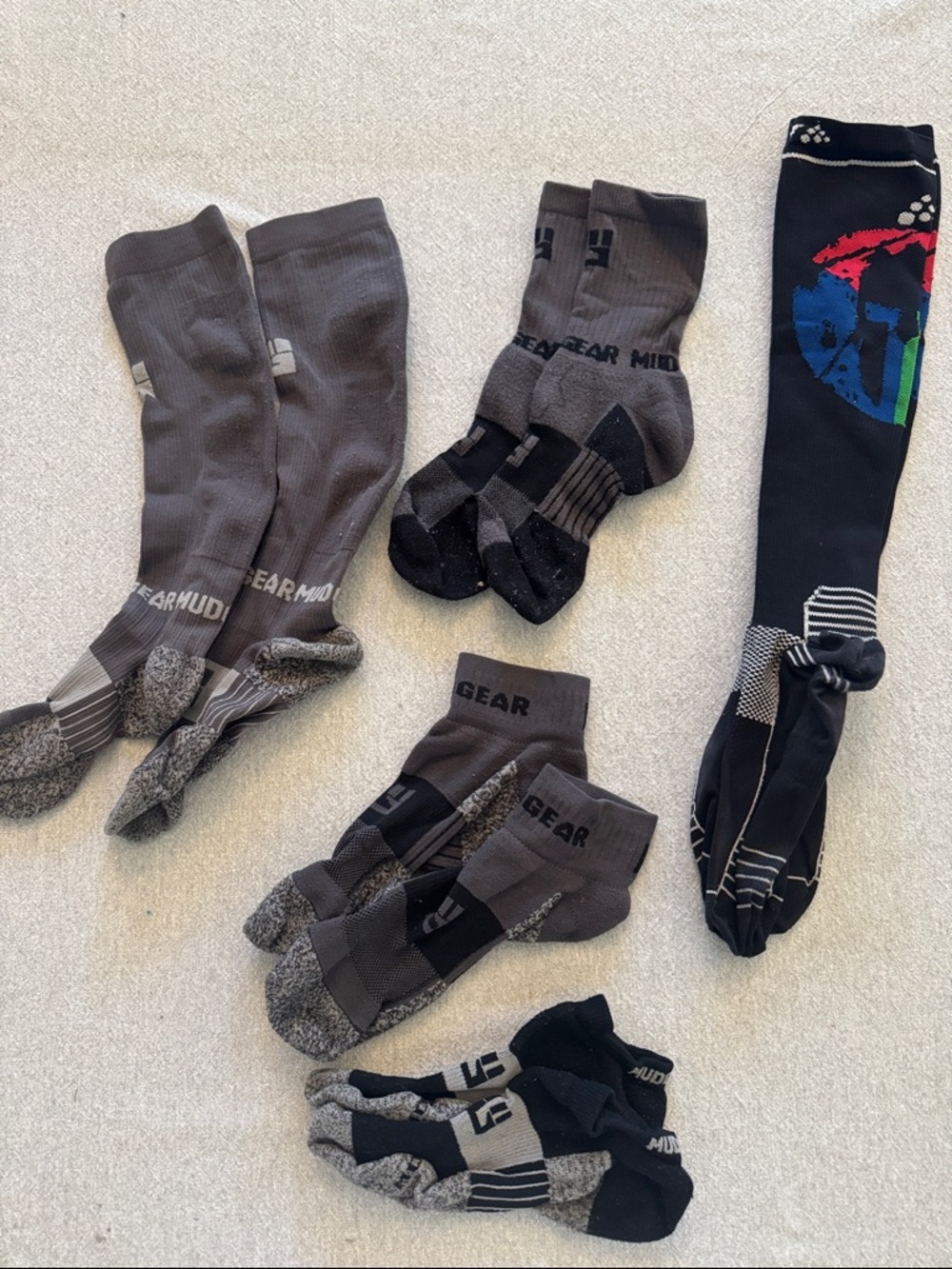 Mudgear Athletic Socks Pack - Compression